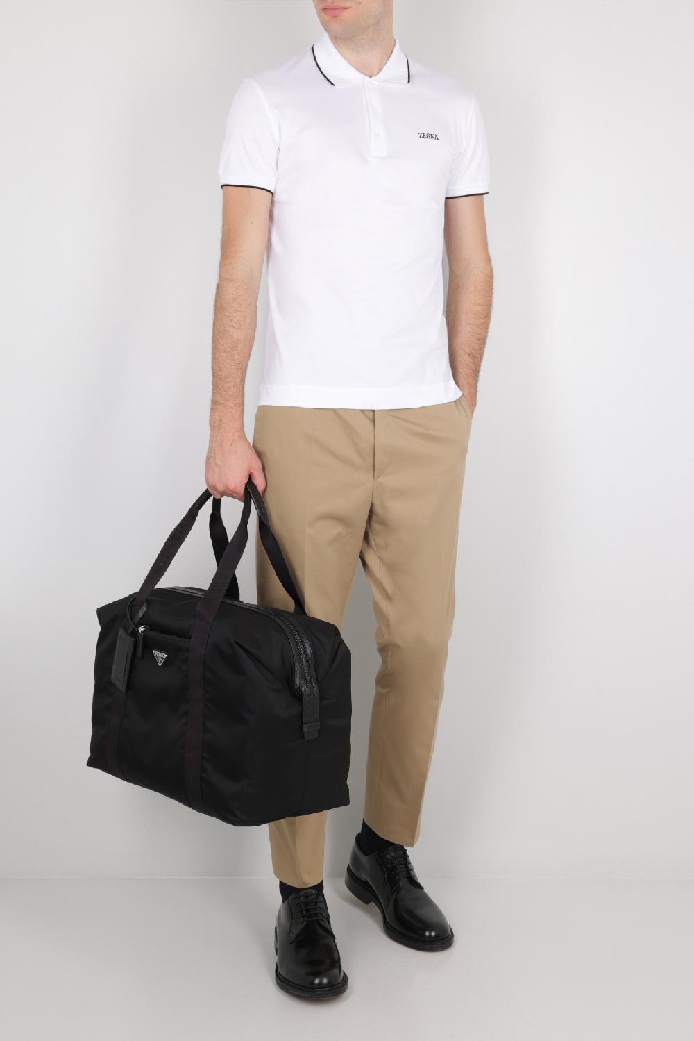 ZEGNA Polo In Piquet Ricamo Logo