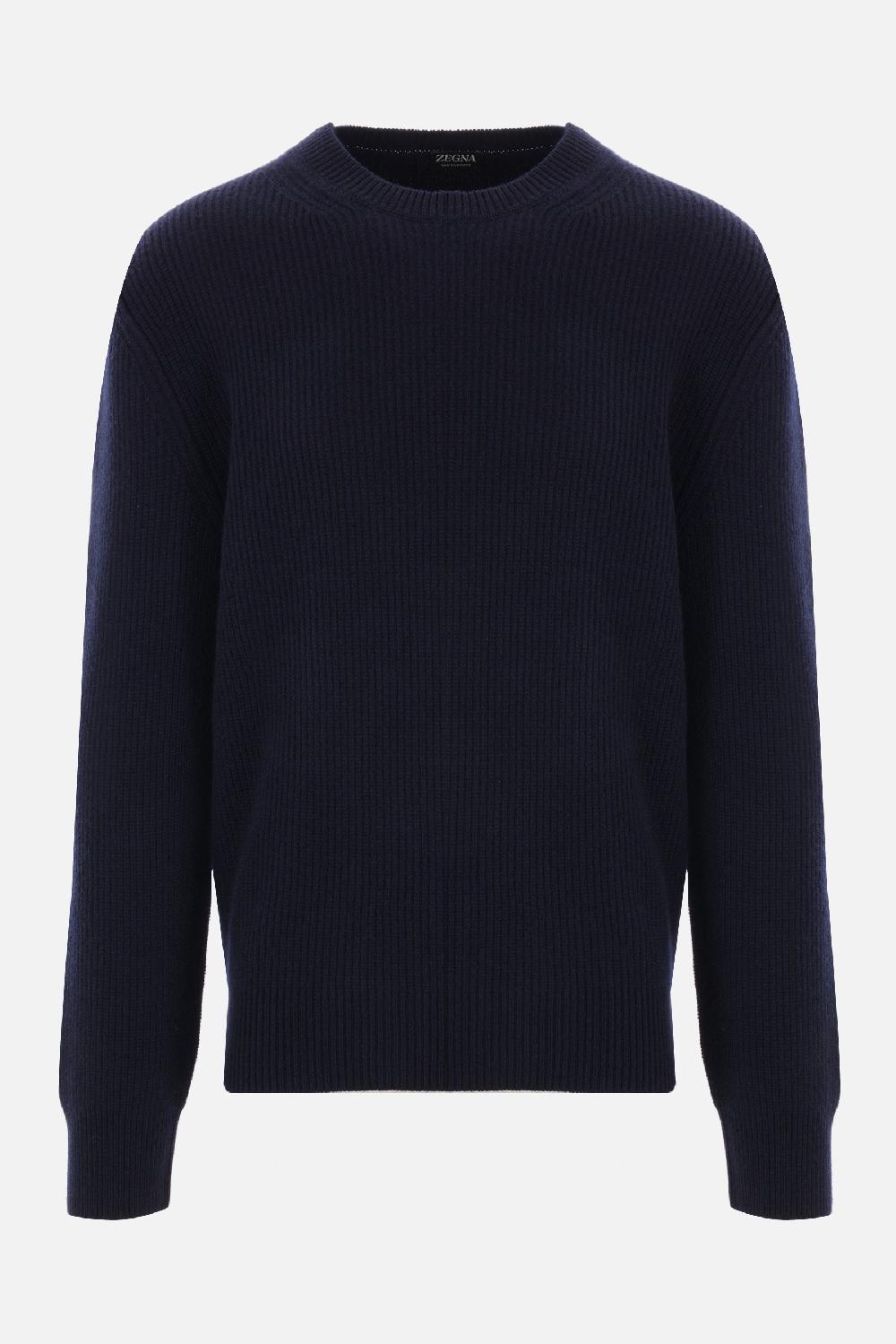 ZEGNA Pullover In Oasi Cashmere A Costine