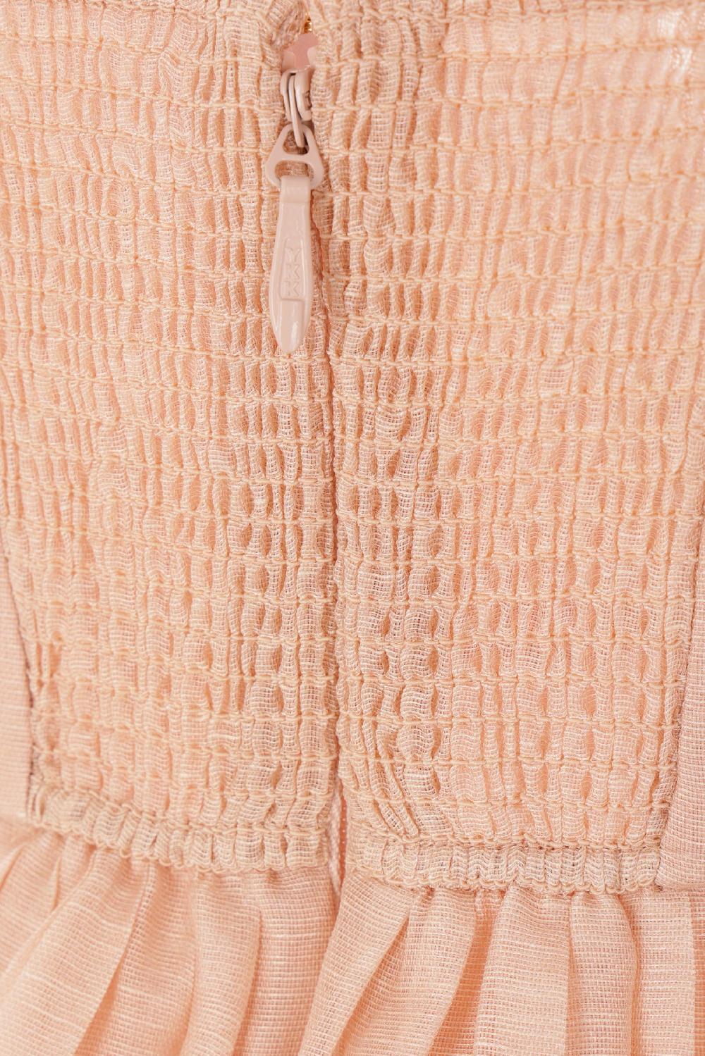 ZIMMERMANN Abito Midi Pavilion In Lino E Seta