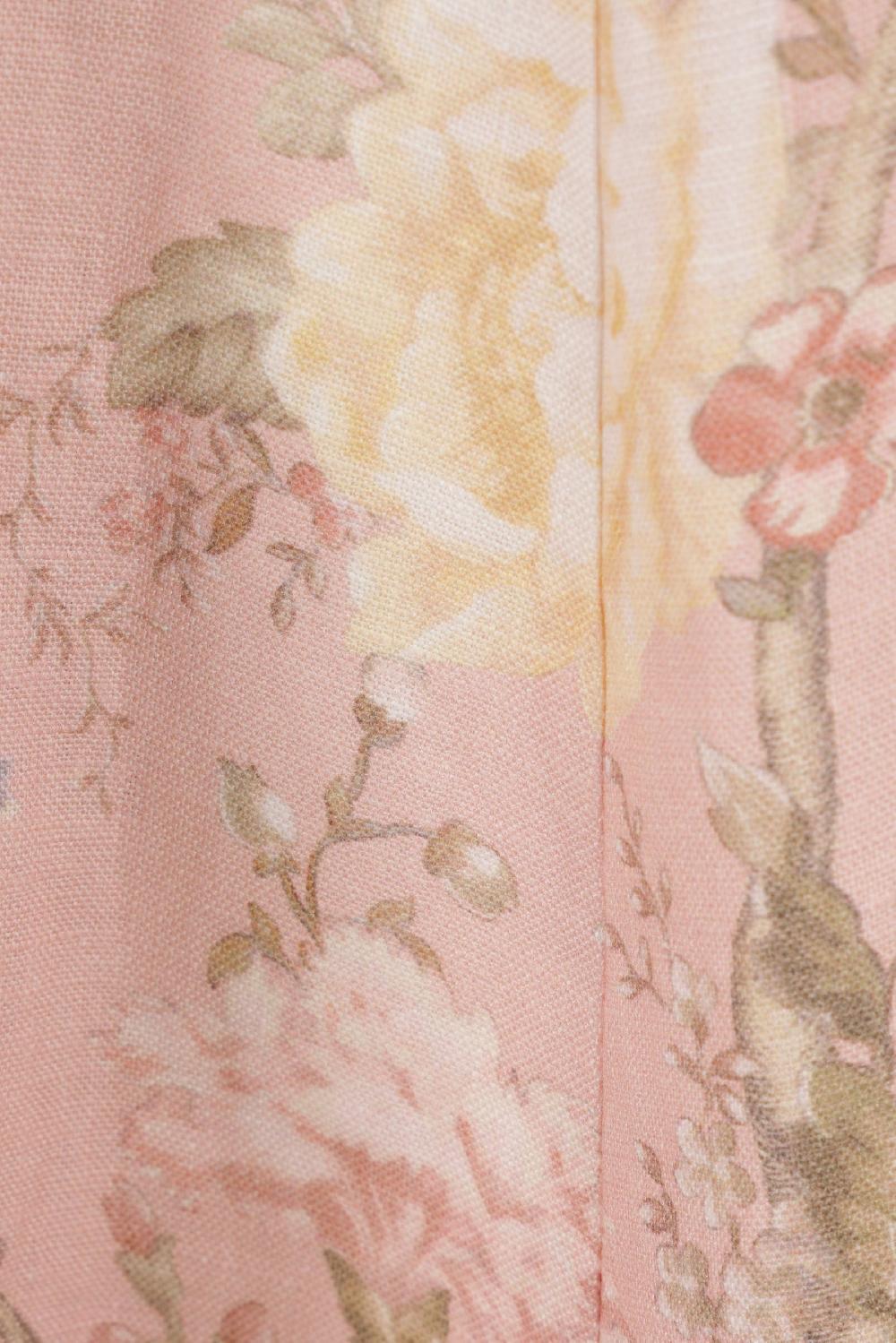 ZIMMERMANN Abito Smanicato Waverly In Lino