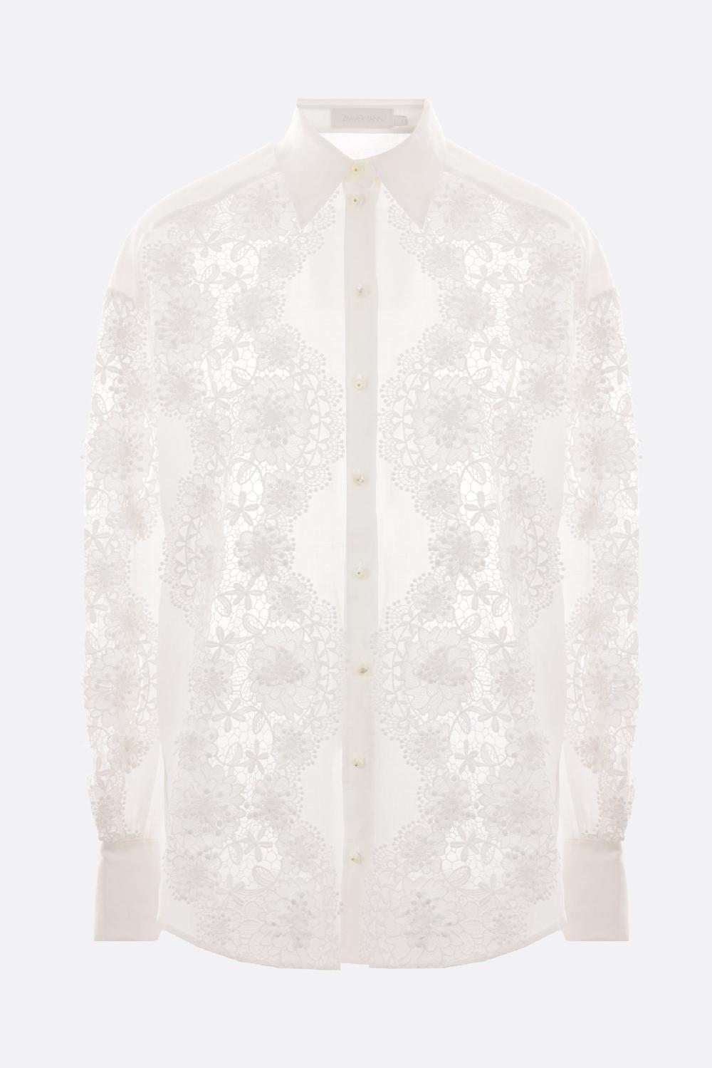 ZIMMERMANN camicia Halliday in ramie