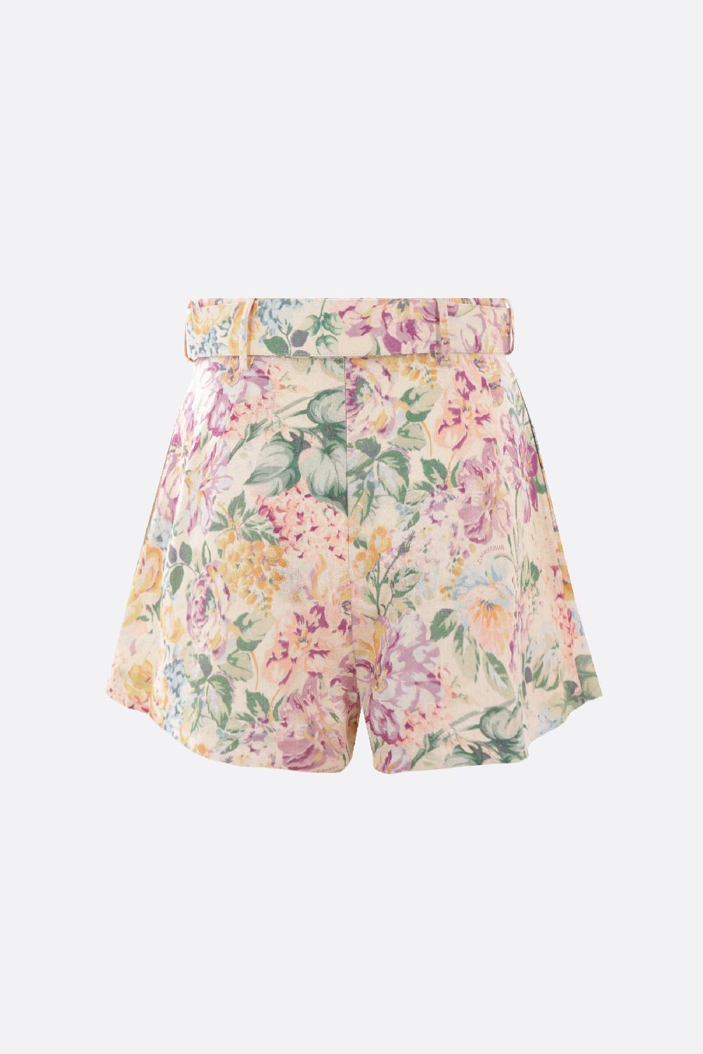 ZIMMERMANN Pantalone Corto Halliday In Lino