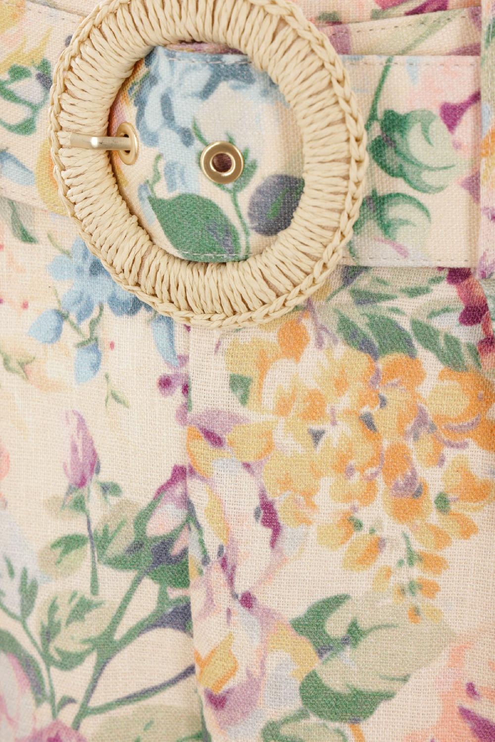 ZIMMERMANN Pantalone Corto Halliday In Lino