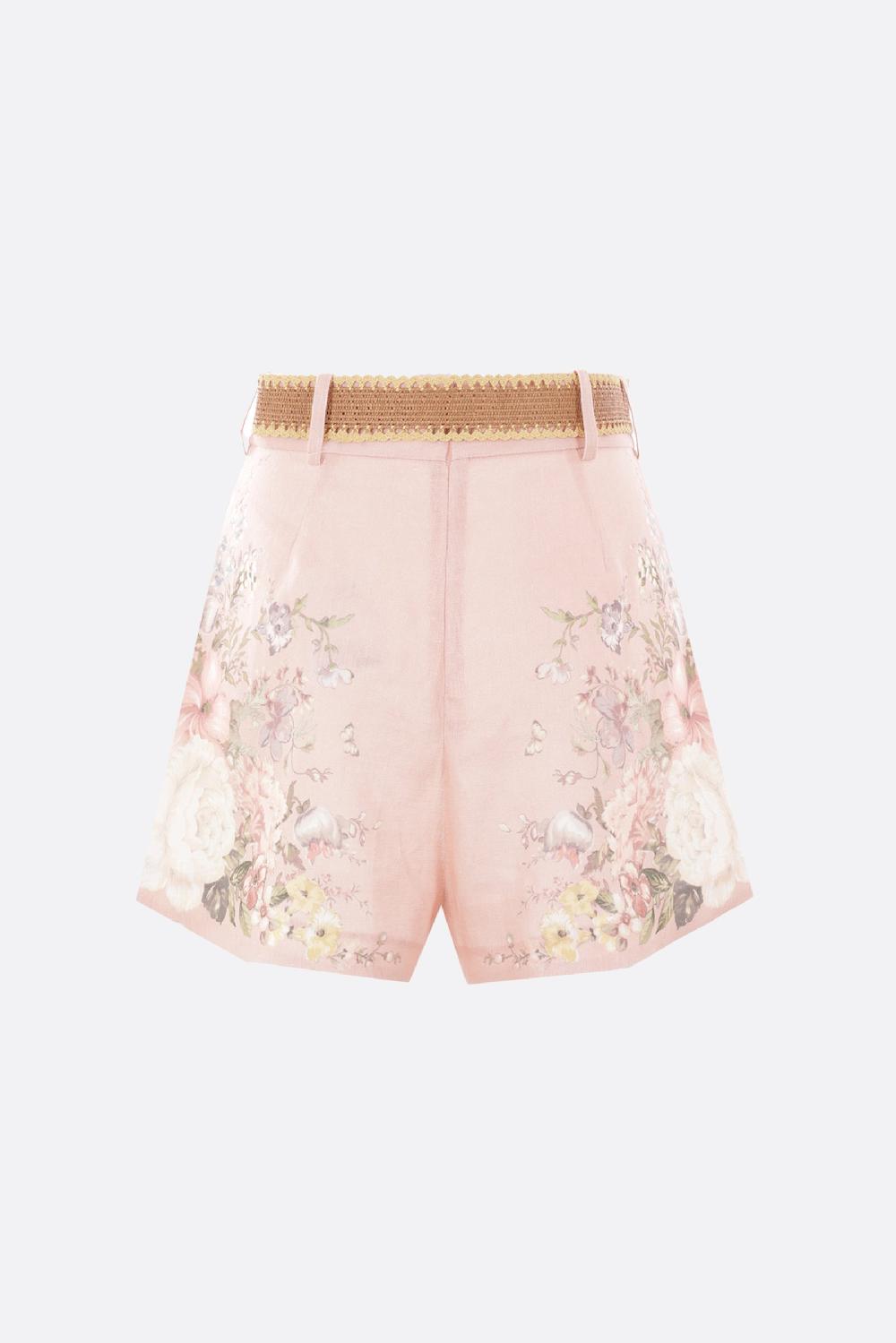 ZIMMERMANN Pantalone Corto Waverly In Lino