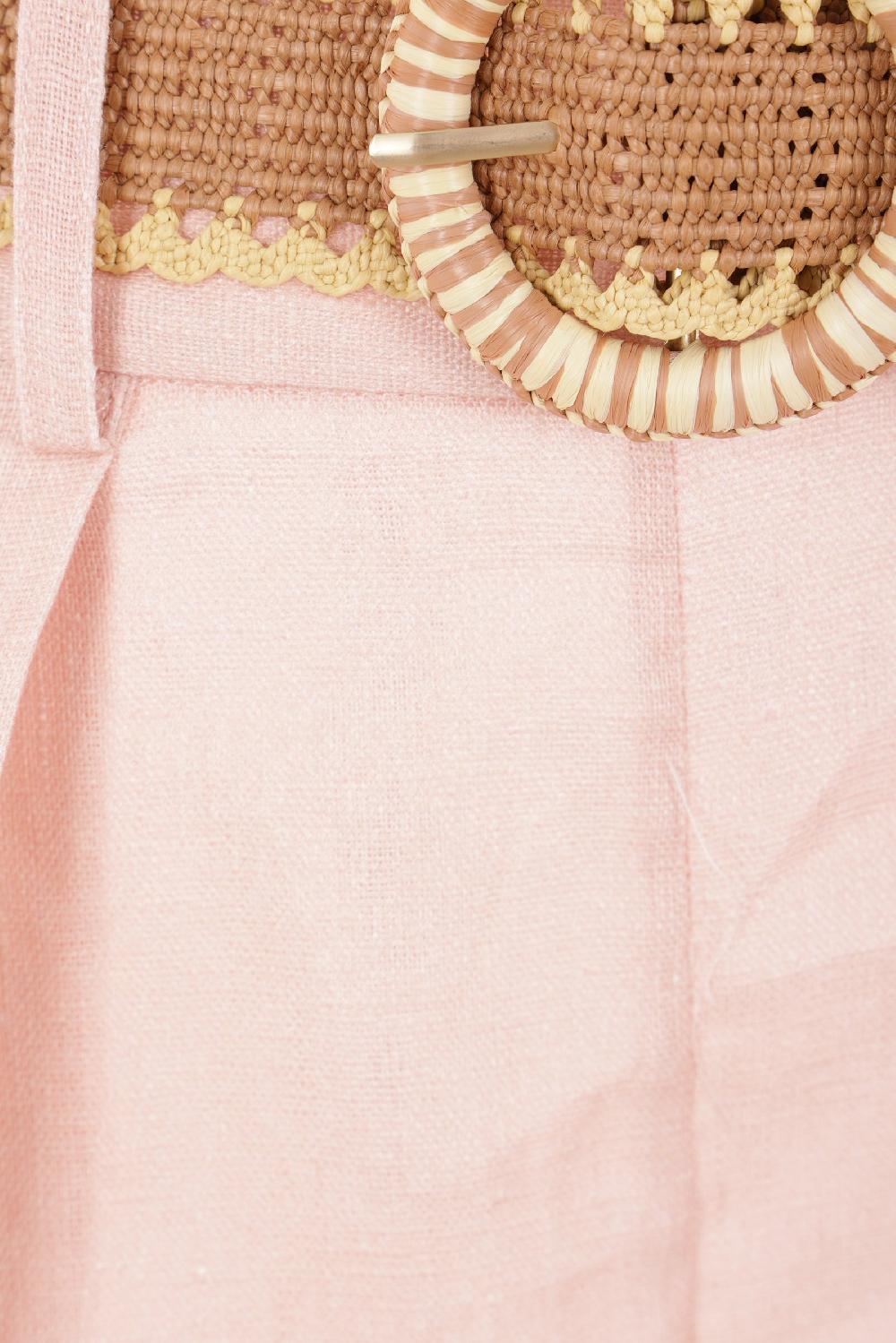 ZIMMERMANN Pantalone Corto Waverly In Lino