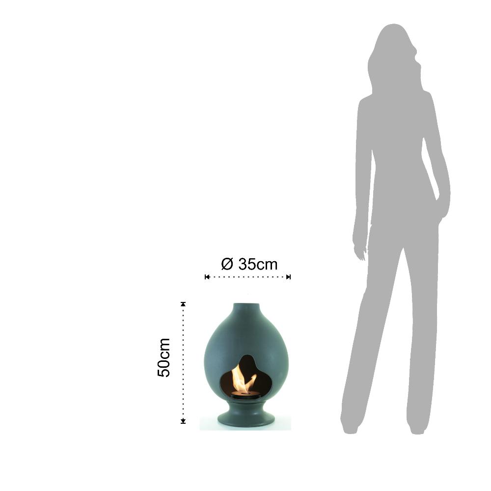 Tomasucci Caminetto A Bioetanolo ARABESKO CANNA DI FUCILE
