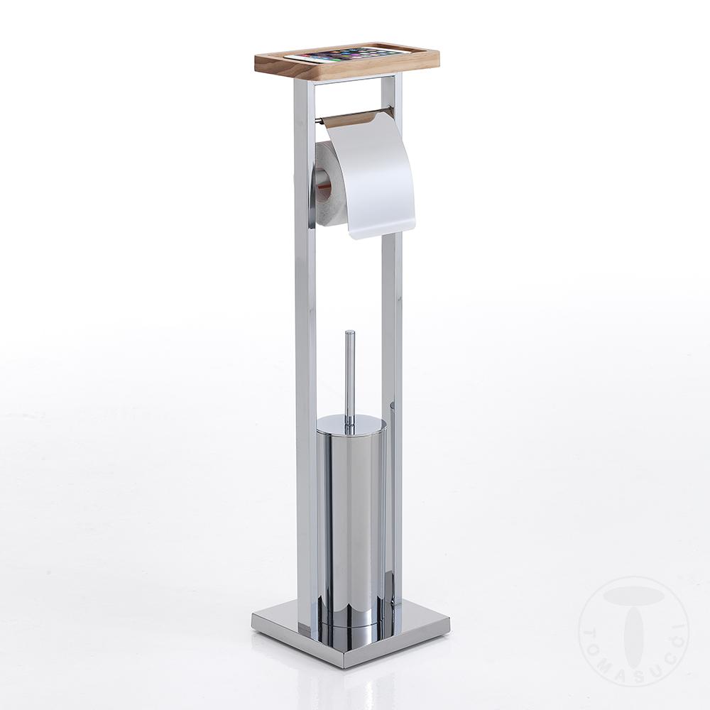 Tomasucci Colonna Porta Spazzolino E Porta Carta Igienica CLO'