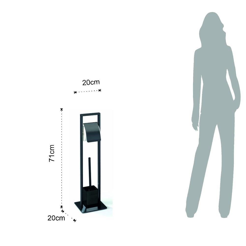 Tomasucci Colonna Porta Spazzolino E Porta Carta Igienica EMORI