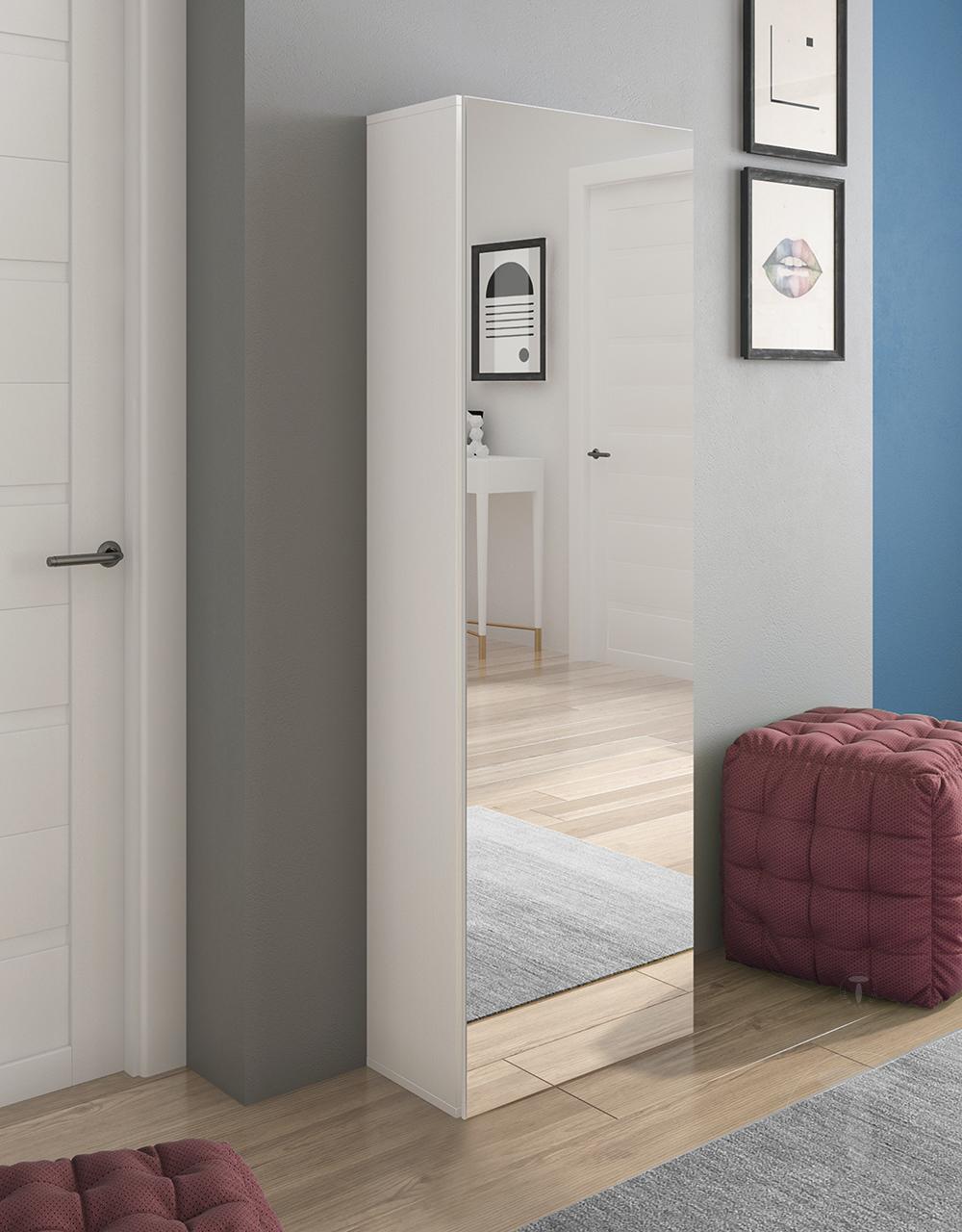 Tomasucci Guardaroba / Scarpiera A Colonna Con Specchio ART