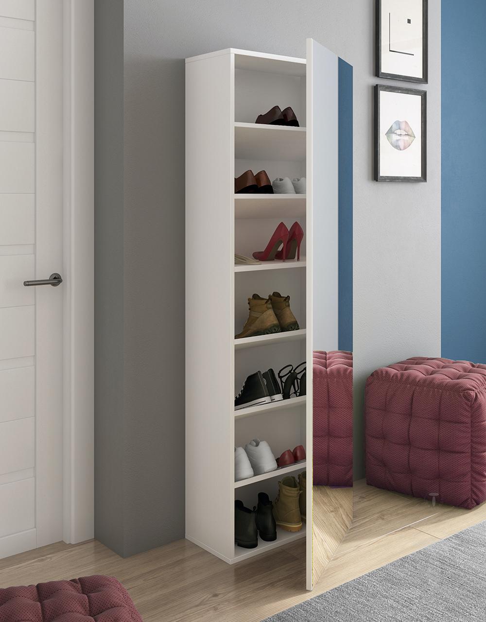 Tomasucci Guardaroba / Scarpiera A Colonna Con Specchio ART