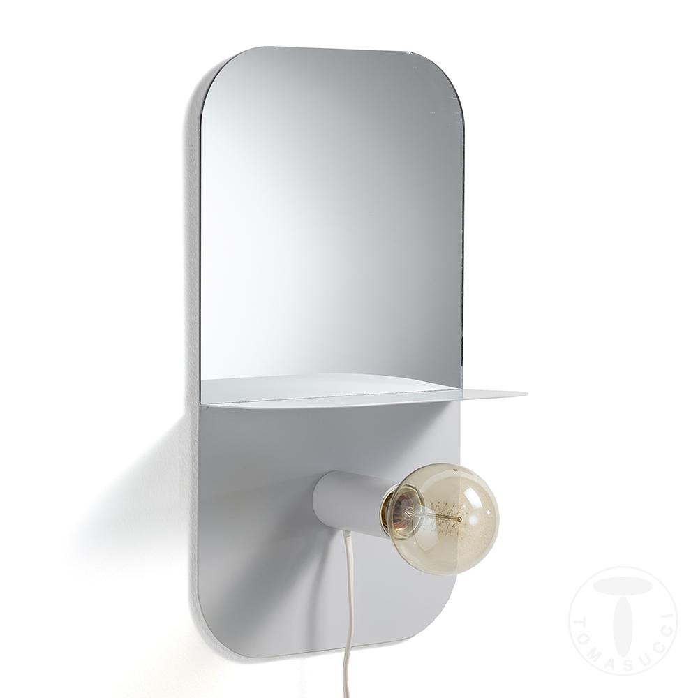 Tomasucci Lampada / Mensola / Specchio / Comodino MAGIC SHELF WHITE
