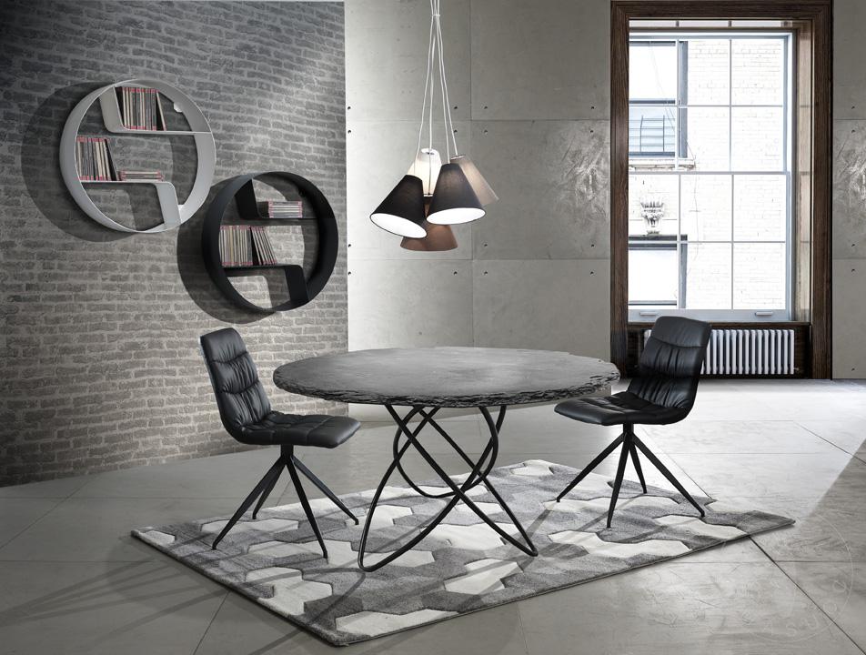 Tomasucci Mensola / Libreria Da Parete GIOVO DARK GREY