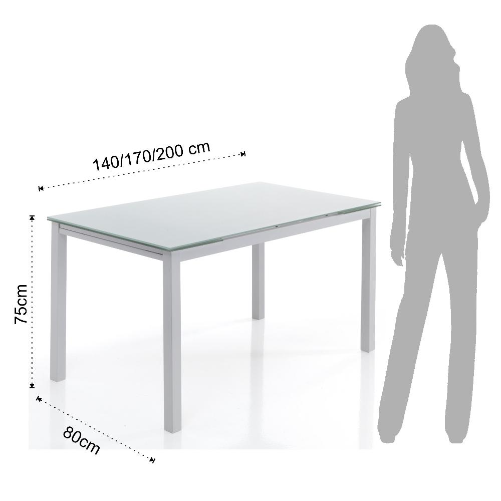 Tomasucci Tavolo Rettangolare Allungabile NEW DAILY 140 WHITE