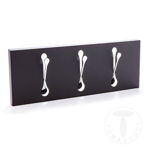 Tomasucci Appendiabiti Da Parete BIN 3 BLACK
