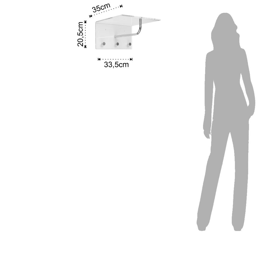 Tomasucci Appendiabiti Da Parete GHOST