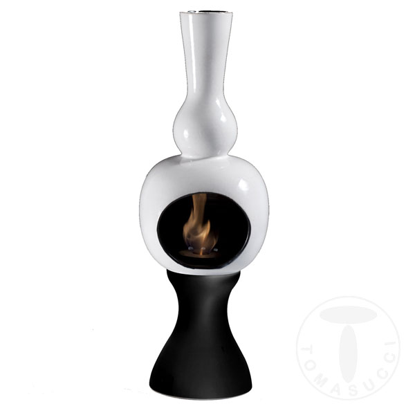 Tomasucci caminetto a bioetanolo ONDA WHITE