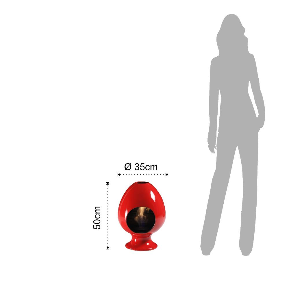 Tomasucci Caminetto A Bioetanolo PIGNA RED