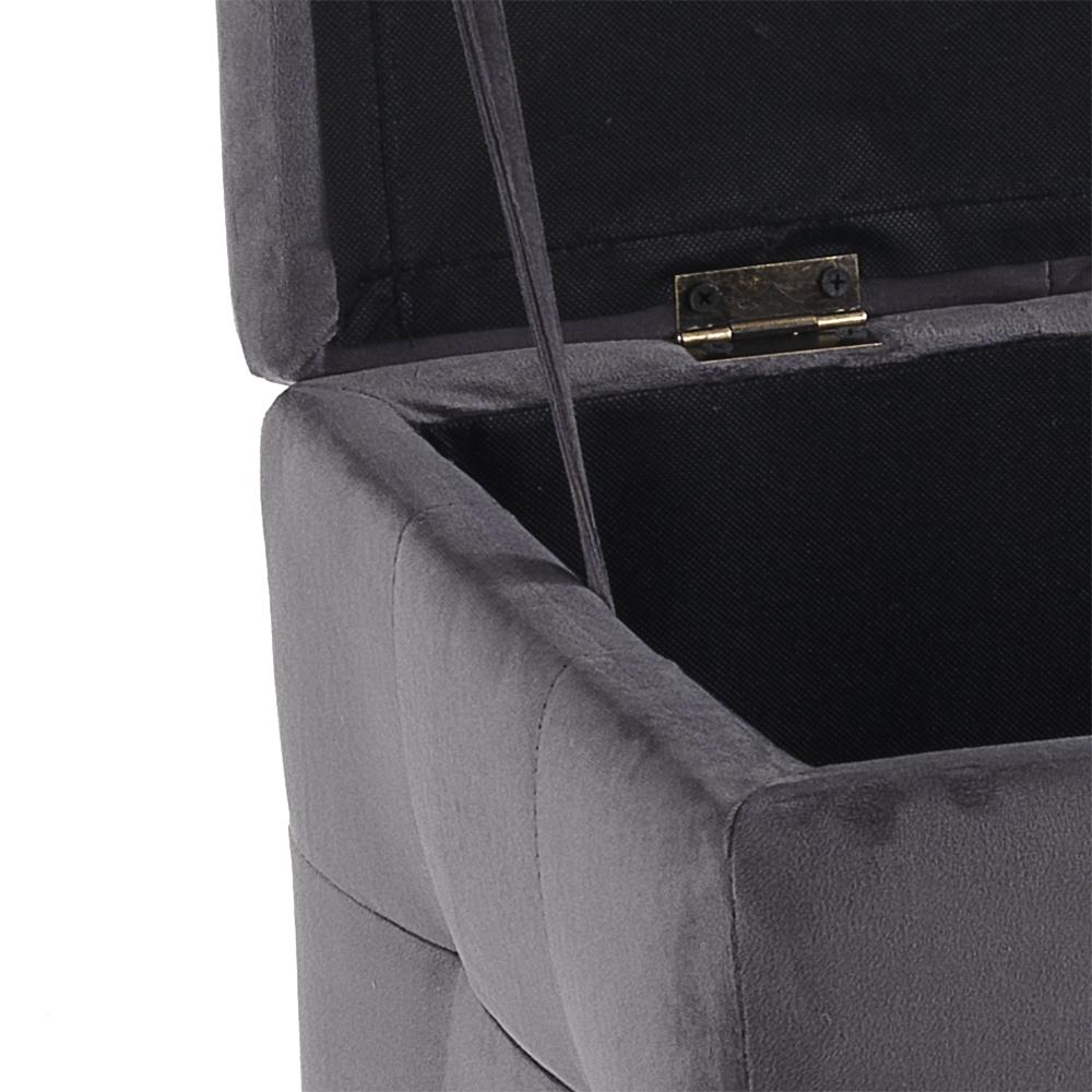 Tomasucci Cassapanca BELATRIX VELVET GREY