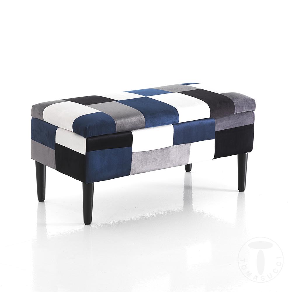 Tomasucci cassapanca contenitore KALEIDOS BLUE