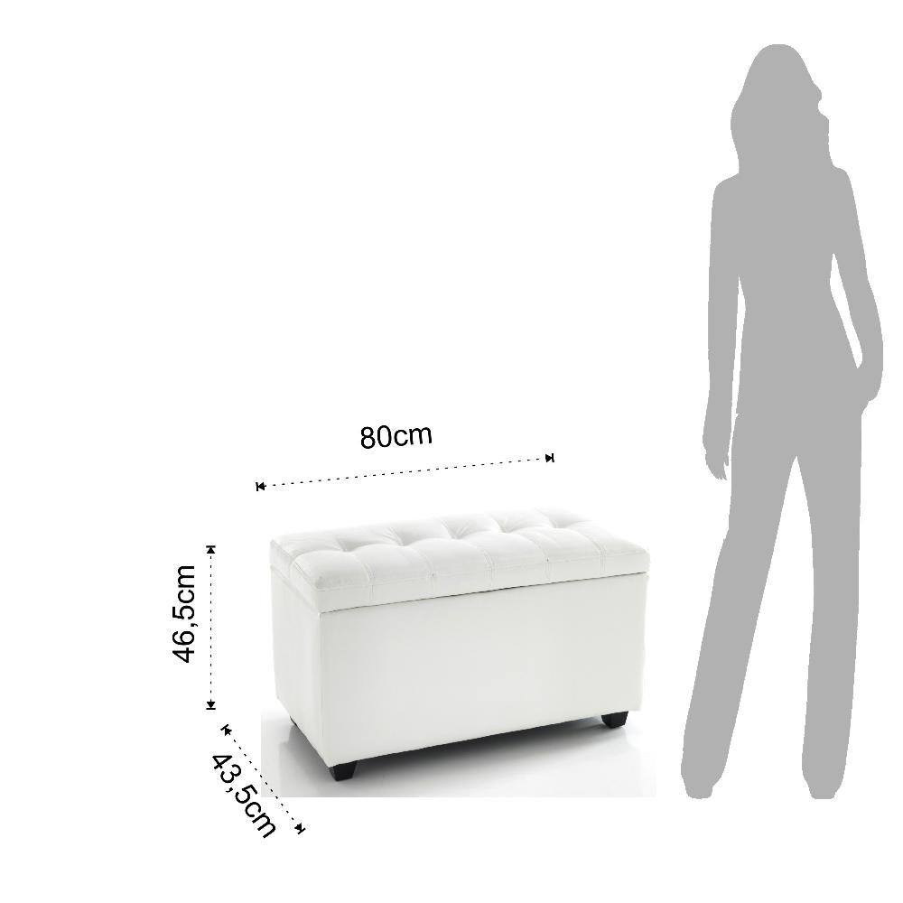 Tomasucci Cassapanca NICE WHITE 80