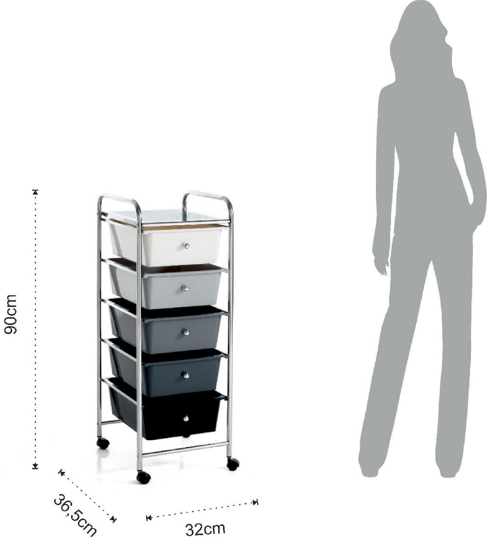 Tomasucci Cassettiera Con Ruote AIR BIG