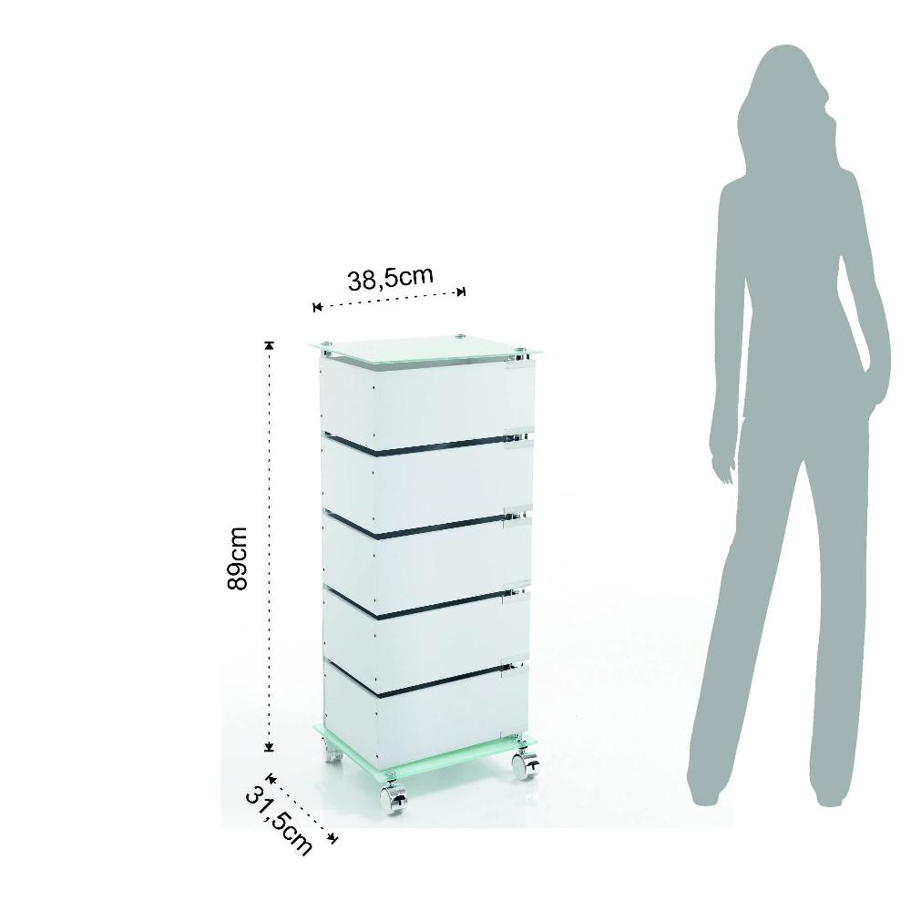 Tomasucci Cassettiera Con Ruote BOBO XL