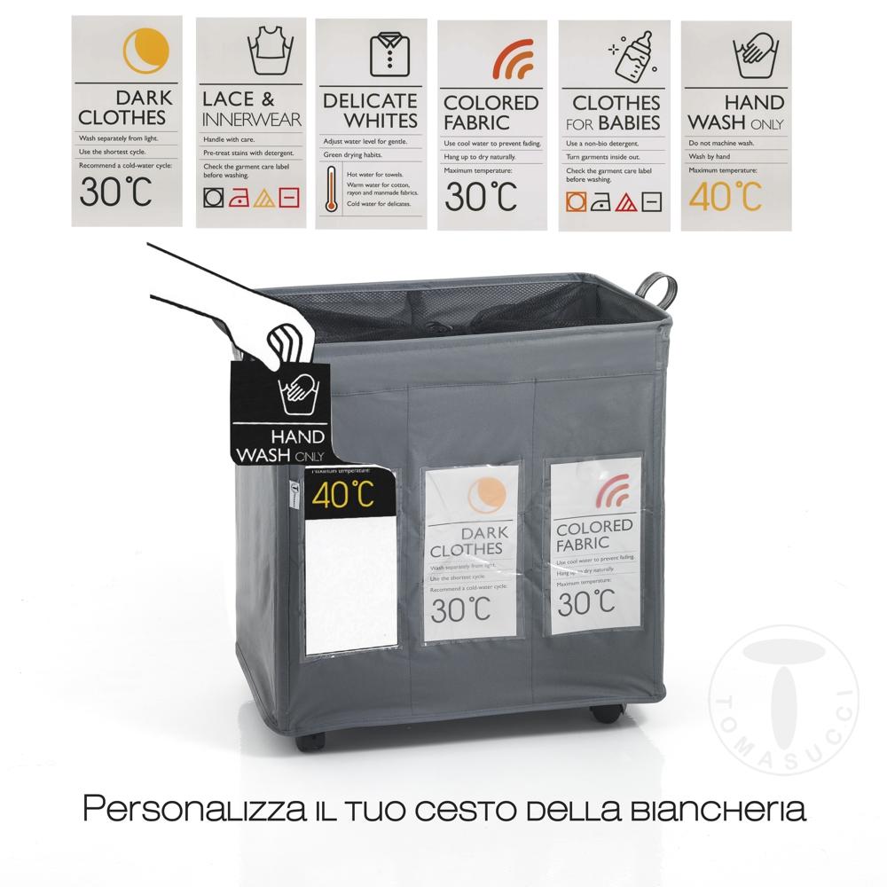 Tomasucci Cesto Porta Biancheria LAUNDRY-B X3