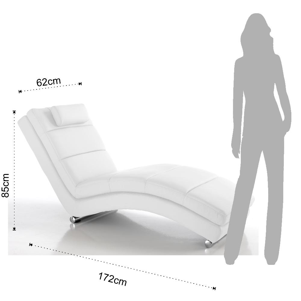 Tomasucci Chaise Longue SOFIA WHITE