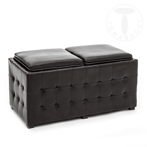 Tomasucci Doppio Pouf DIZZY BLACK