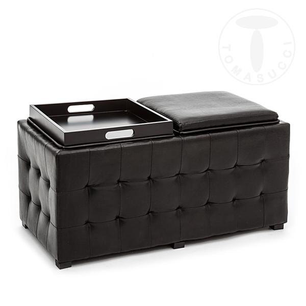 Tomasucci doppio pouf DIZZY BLACK