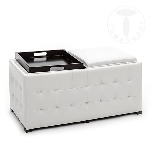 Tomasucci Doppio Pouf DIZZY WHITE