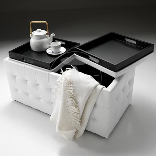 Tomasucci Doppio Pouf DIZZY WHITE