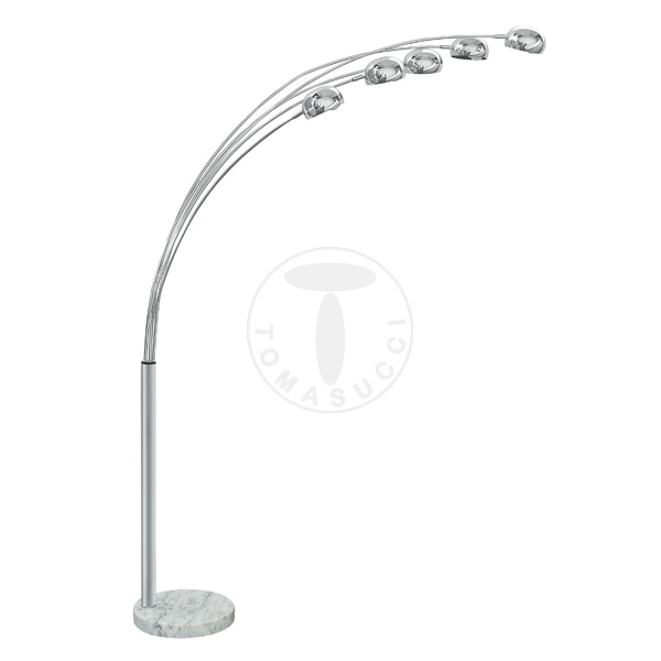 Tomasucci lampada da terra FIST CROMO