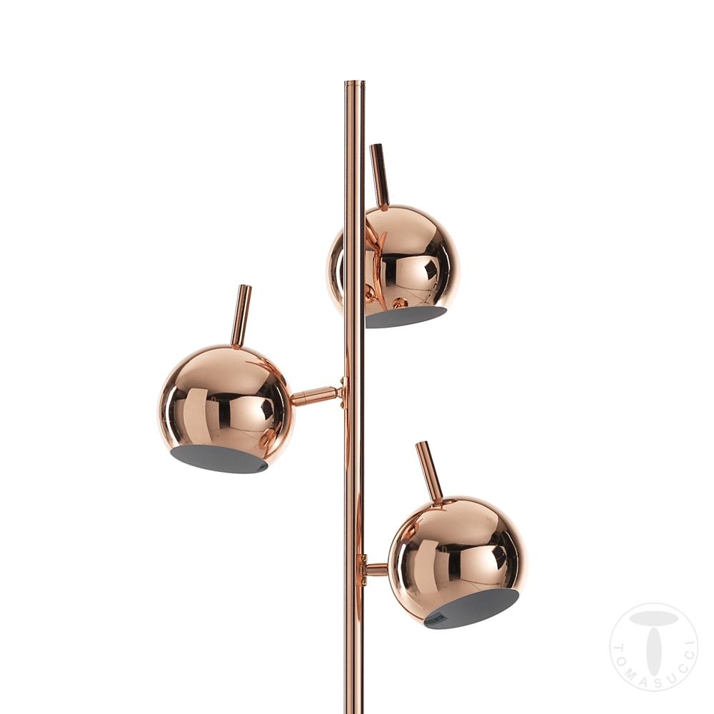Tomasucci Lampada Da Terra GLOBE COPPER