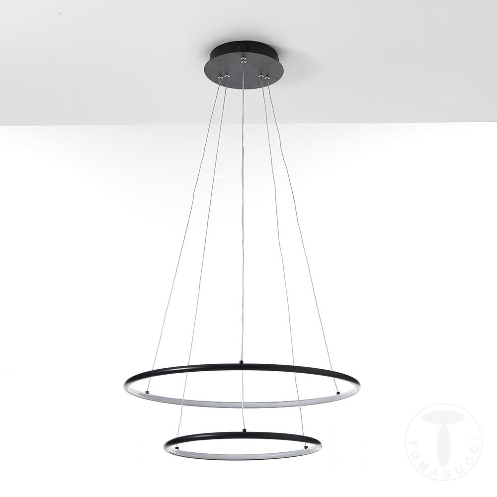 Tomasucci Lampadario TWO RINGS
