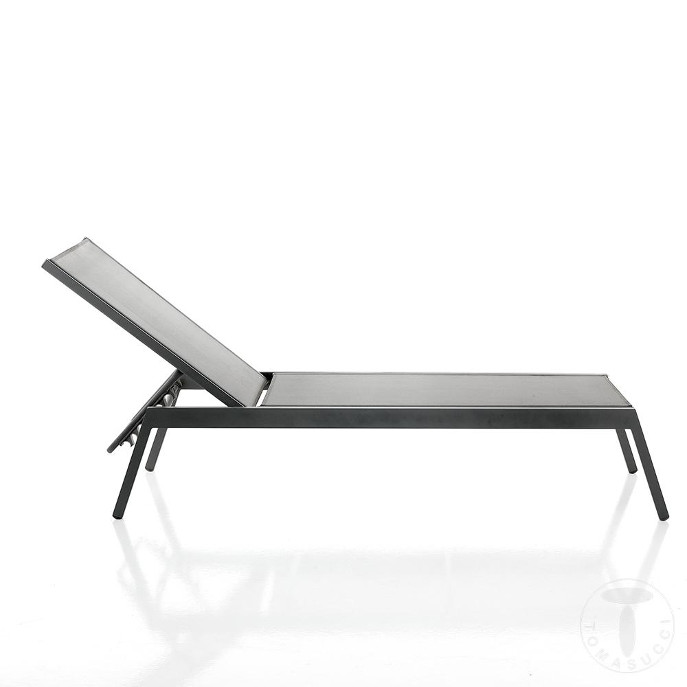 Tomasucci Lettino Da Mare MILOS GREY