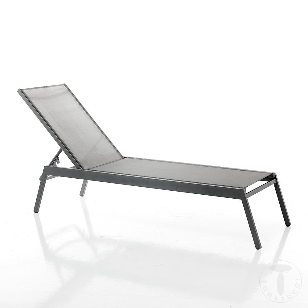 Tomasucci lettino da mare MILOS GREY