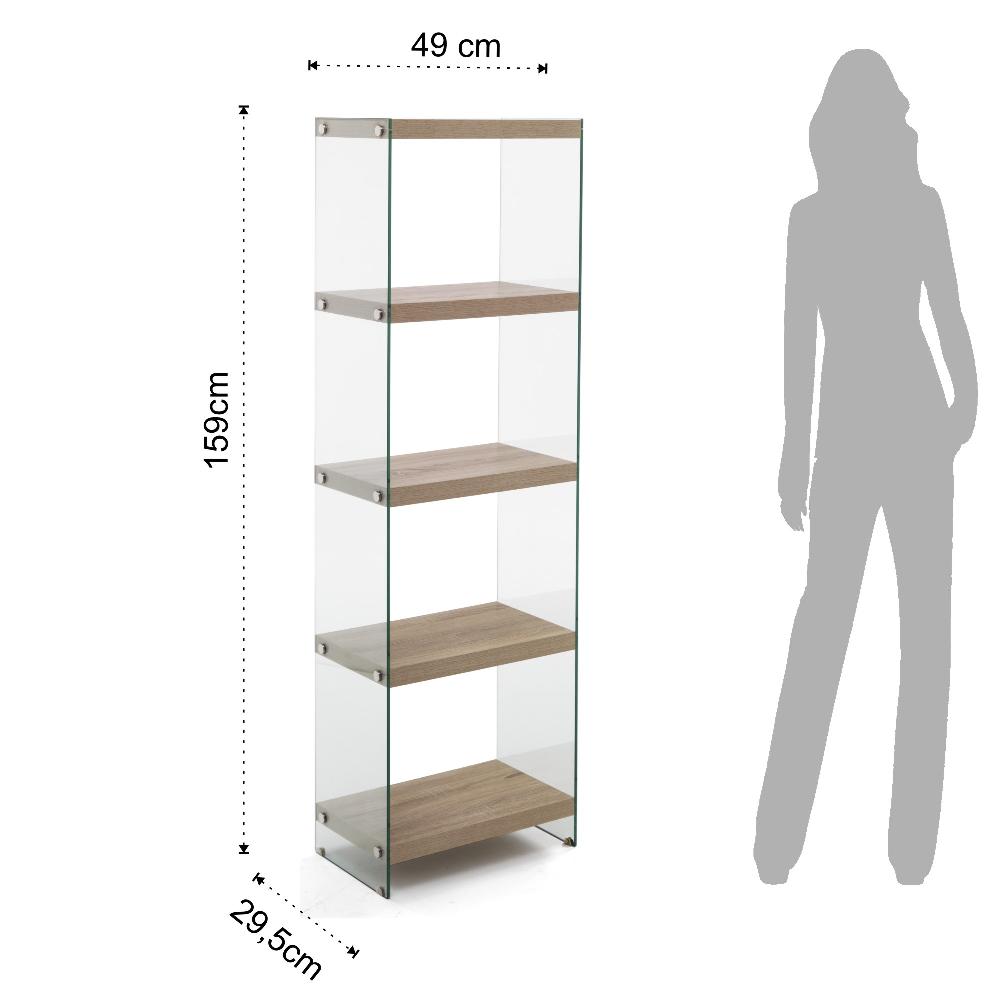 Tomasucci Libreria 5 Ripiani NANCY 45