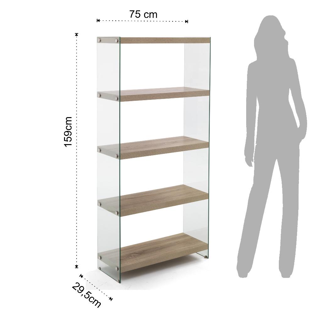 Tomasucci Libreria 5 Ripiani NANCY 75