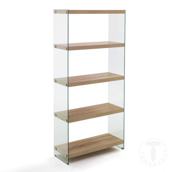 Tomasucci libreria 5 ripiani NANCY 75