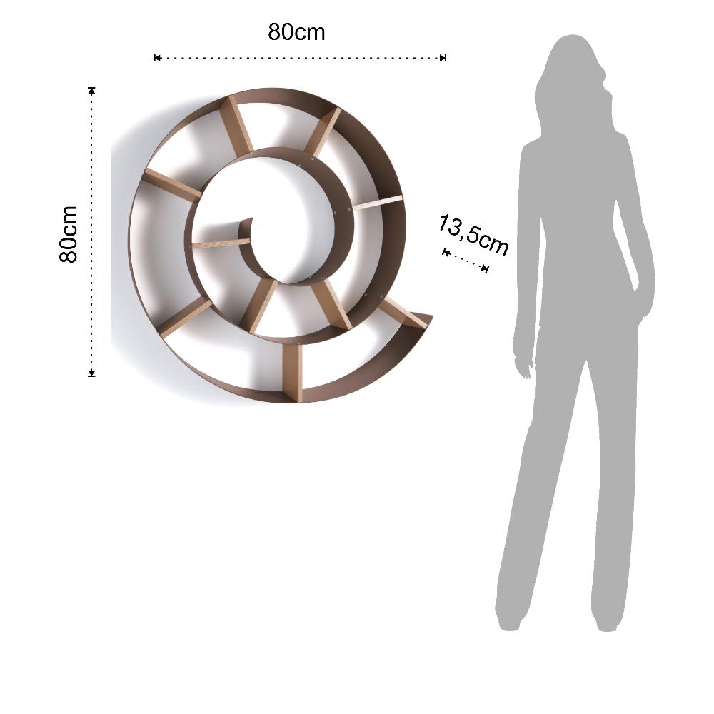 Tomasucci Mensola Da Parete CHIOCCIOLA CORTEN