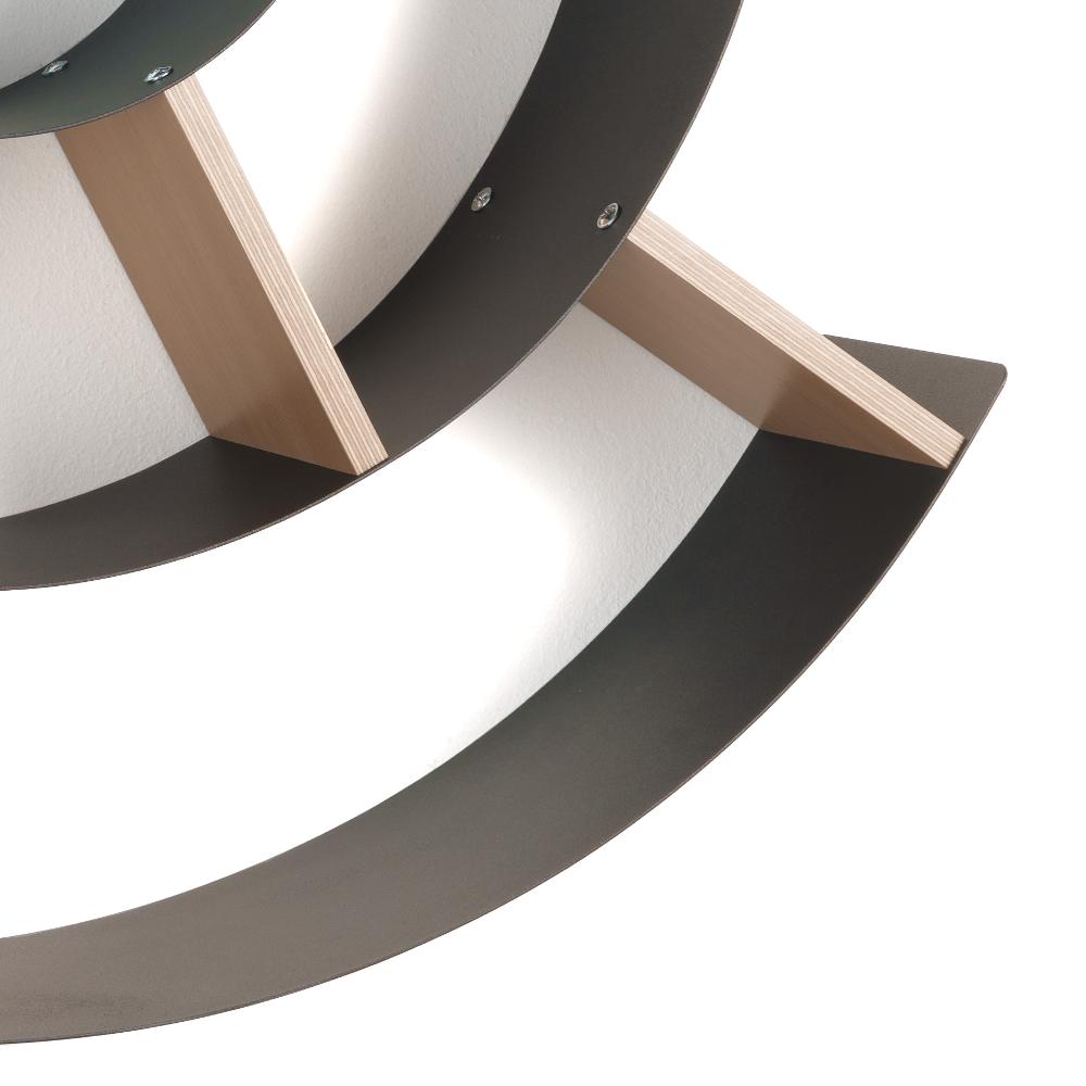 Tomasucci Mensola Da Parete CHIOCCIOLA DARK GREY