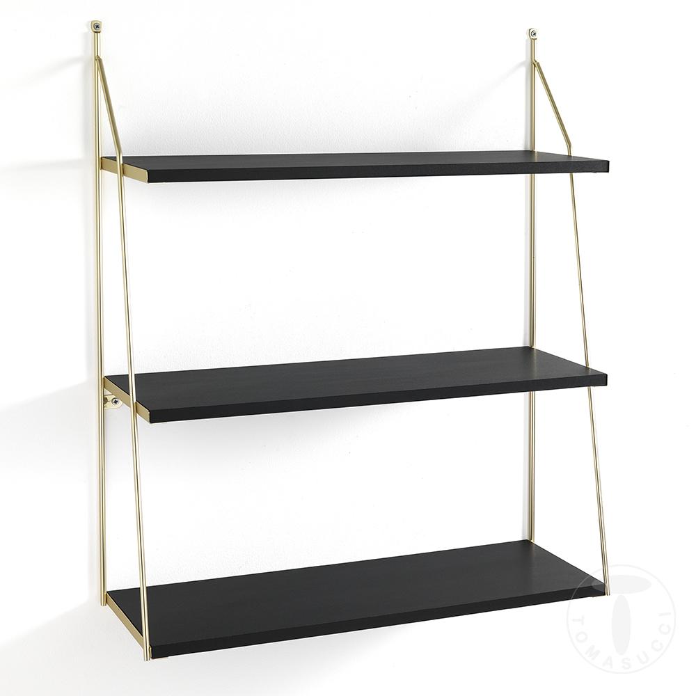 Tomasucci Mensola da parete FAST BIG BLACK