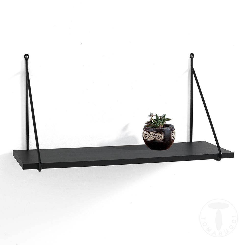 Tomasucci Mensola da parete FAST BLACK