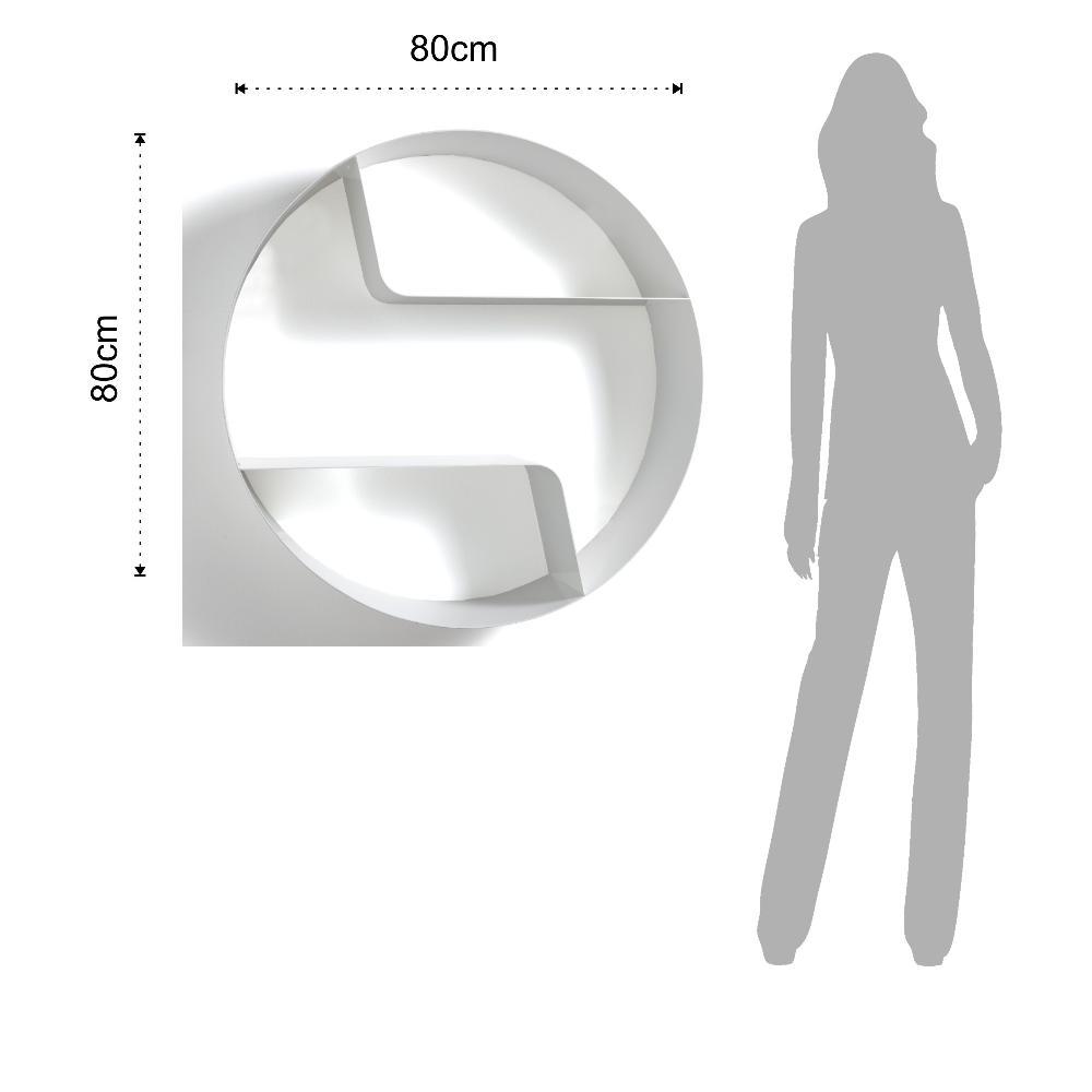 Tomasucci Mensola / Libreria Da Parete GIOVO WHITE