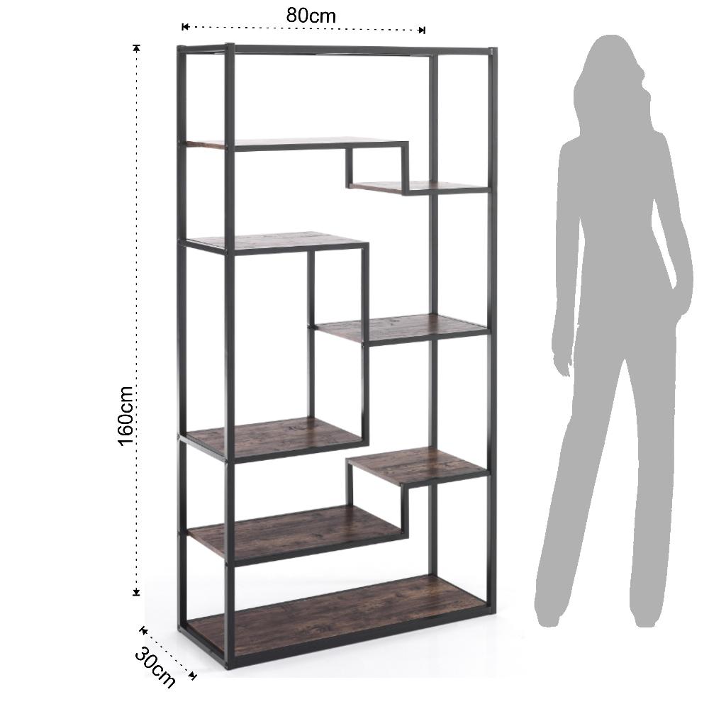 Tomasucci Mobile / Libreria JUMBLE HIGH BLACK