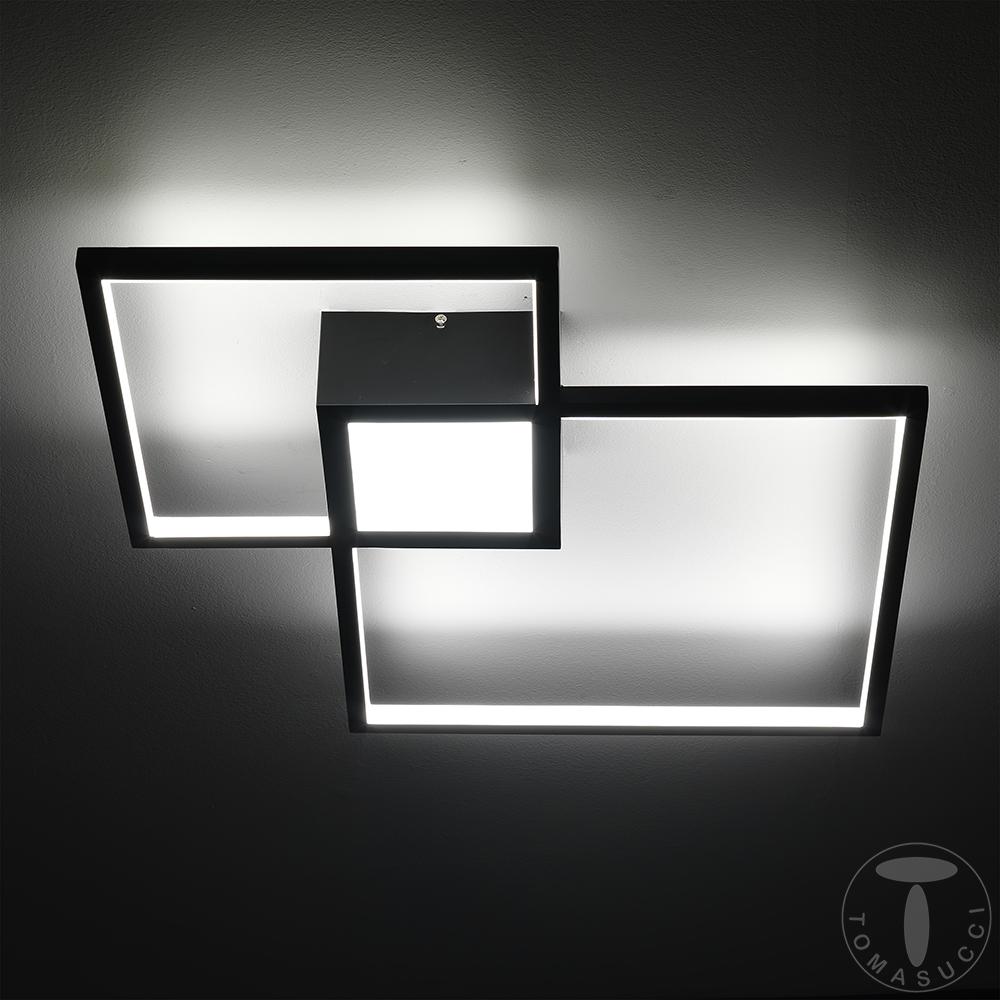 Tomasucci Plafoniera / Applique SQUARE BLACK