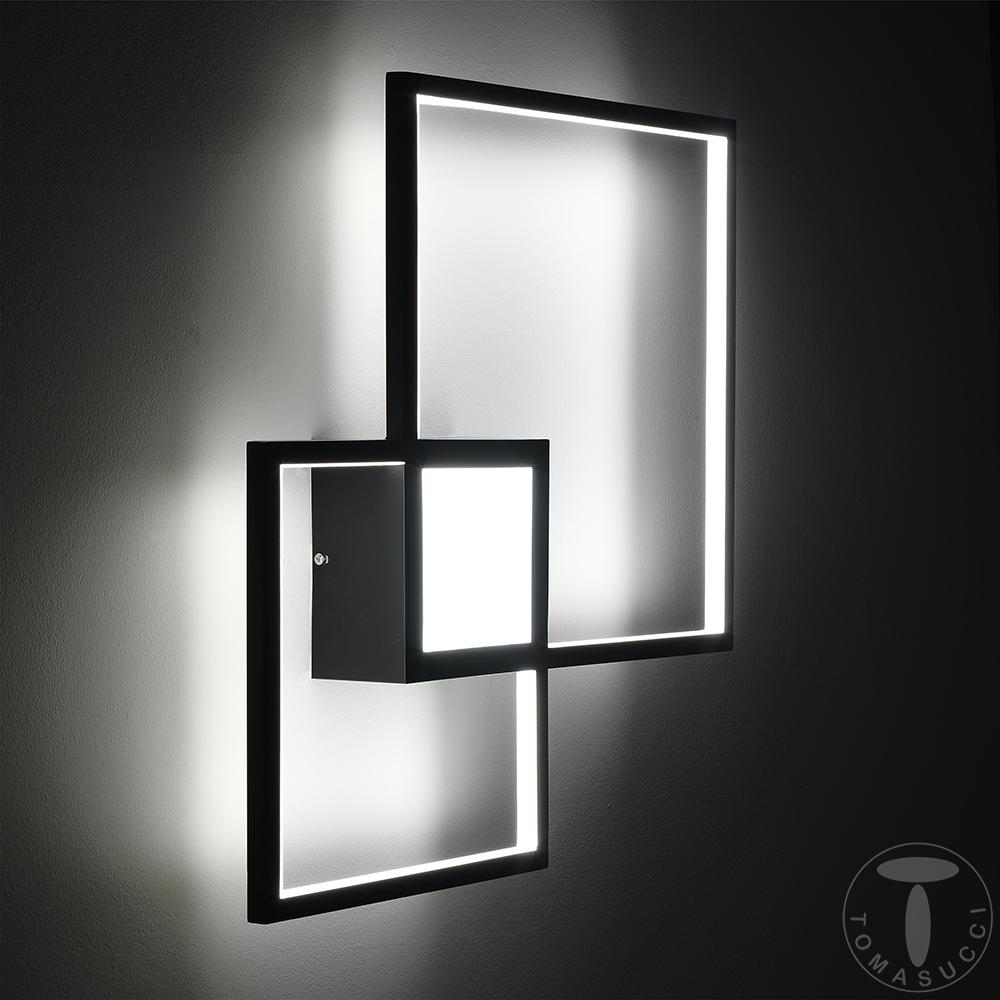 Tomasucci Plafoniera / Applique SQUARE BLACK