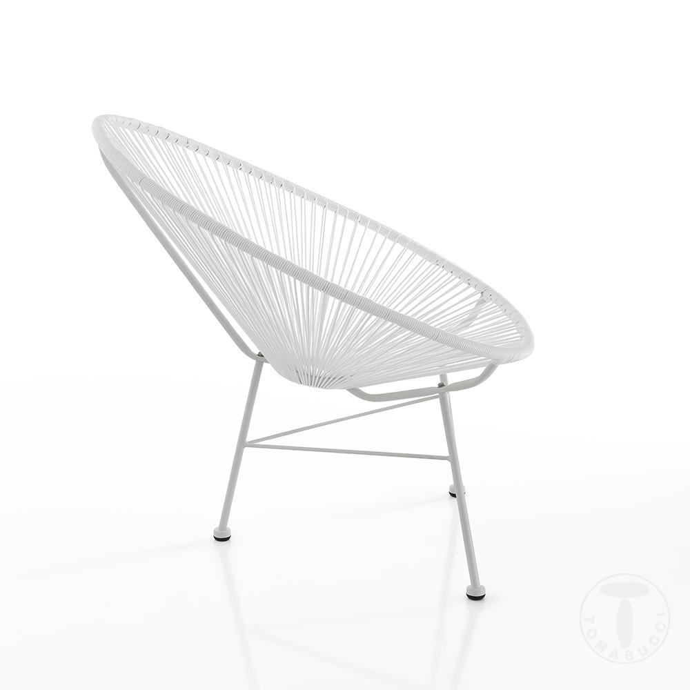 Tomasucci Poltrona Da Interno / Esterno NUMANA WHITE