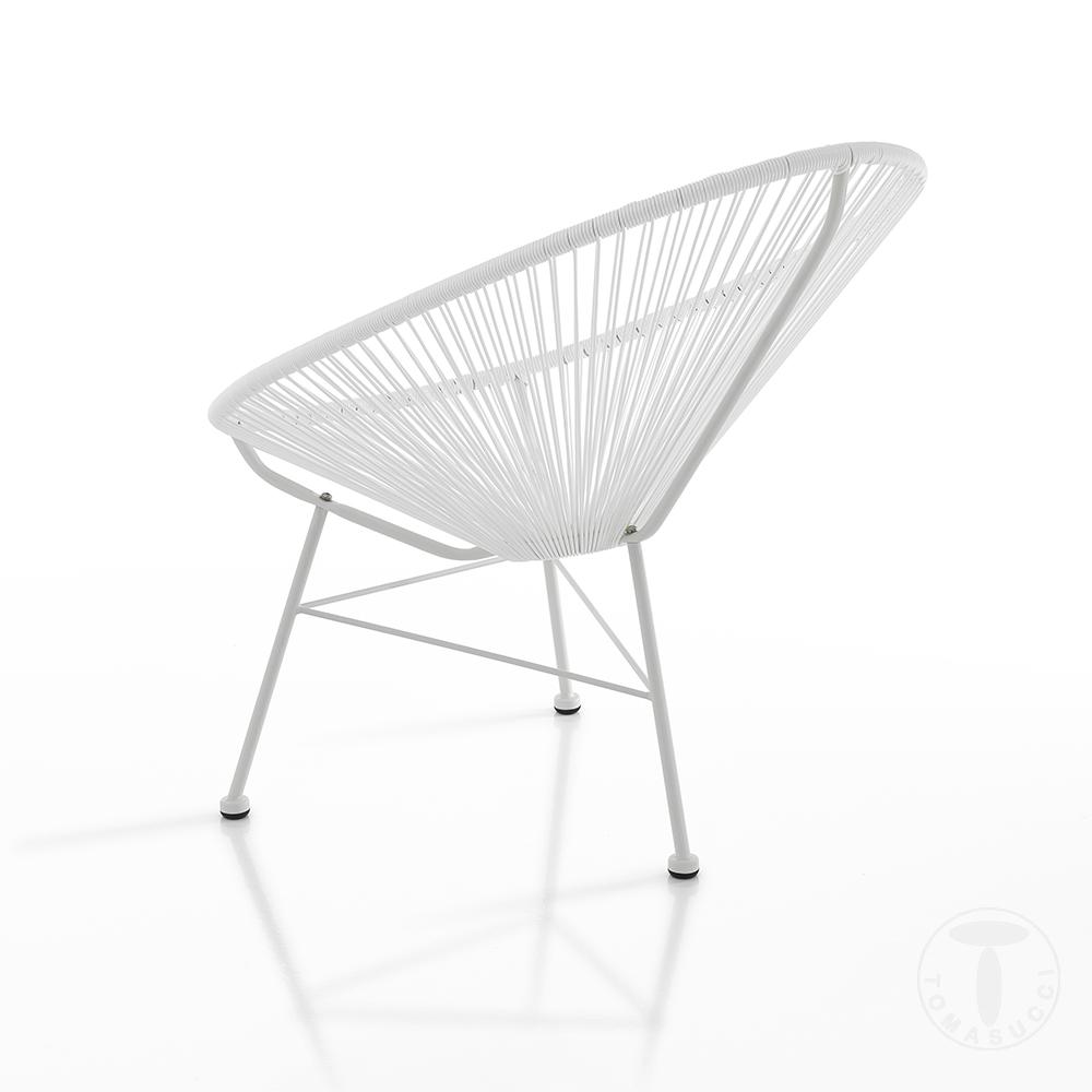 Tomasucci Poltrona Da Interno / Esterno NUMANA WHITE